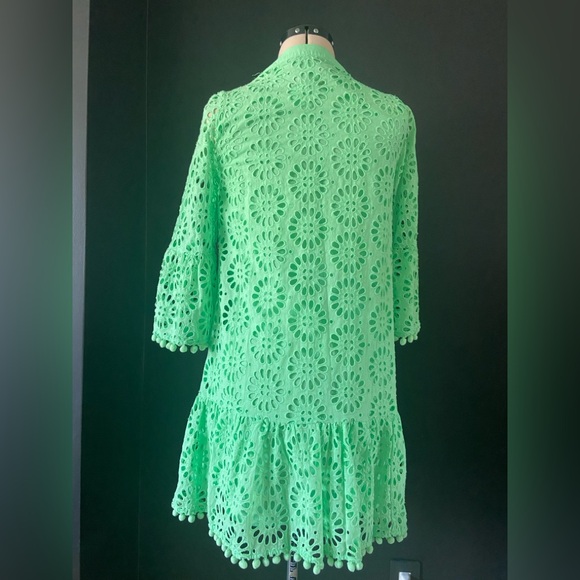 Lilly Pulitzer Green Lace Swim Coverup/dress - Picture 3 of 8